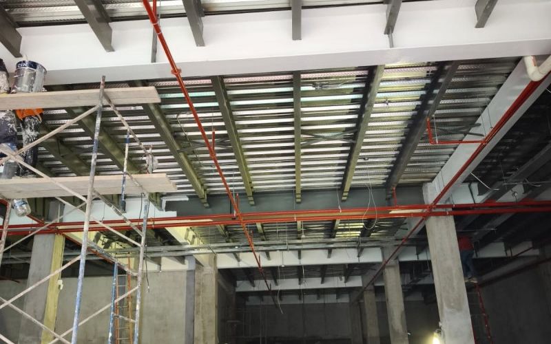 Protección pasiva contra incendios en estructuras metálicas