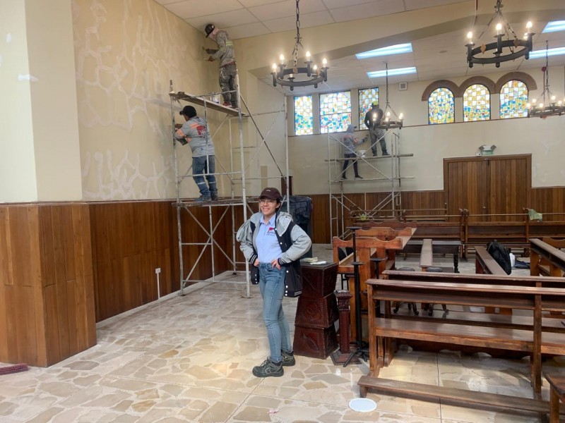 Restauración y Conservación: Capilla de La Dolorosa recupera su esplendor